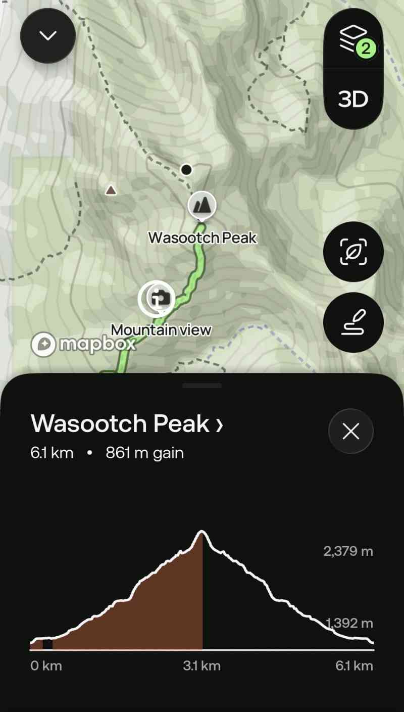 Hike Wasootch Peak