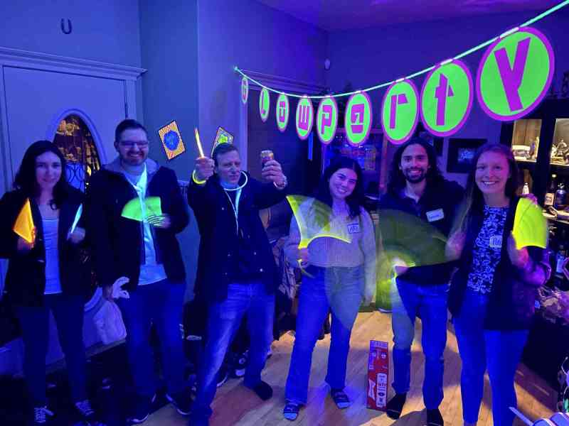 Blacklight Glow Party!