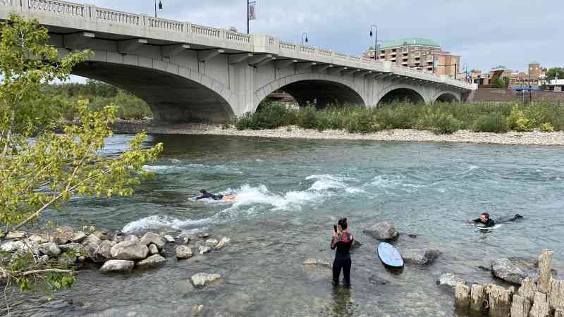 Lime Scooters at Prince's Island Park