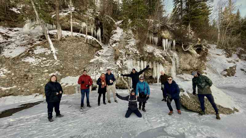 Fish Creek Ice Caves