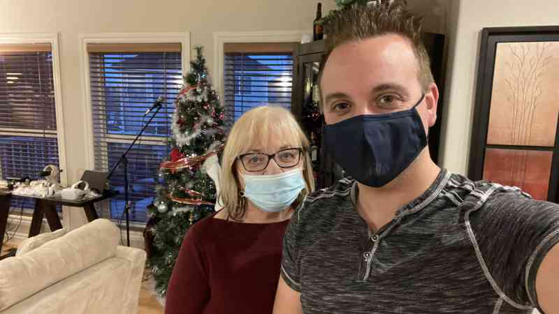 Mom Visit & Sabering Champagne