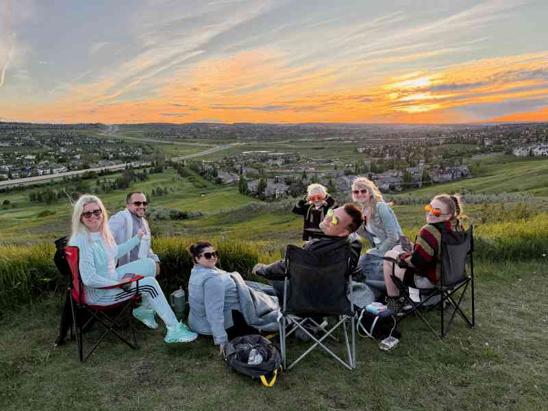 Panorama Hills Sunset